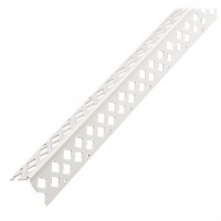 White PVC 2-3mm Angle Bead 2.5m BOX 25